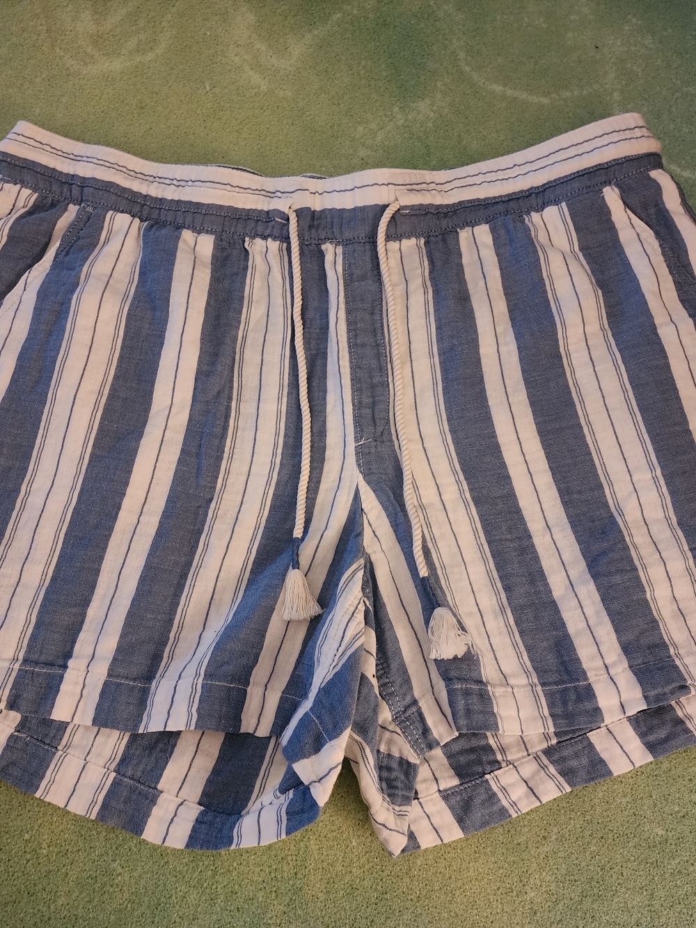 Old Navy Blue & White Stripe  Shorts